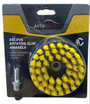 Escova Rotativa Slim Amarela 4″ – Auto Crazy