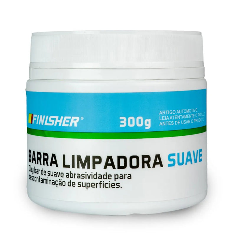 Barra Suave Limpadora (ClayBar) - Pote 300G Finisher