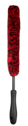 Escova de Microfibra Kers para Furo de Rodas - Vermelha/Preta