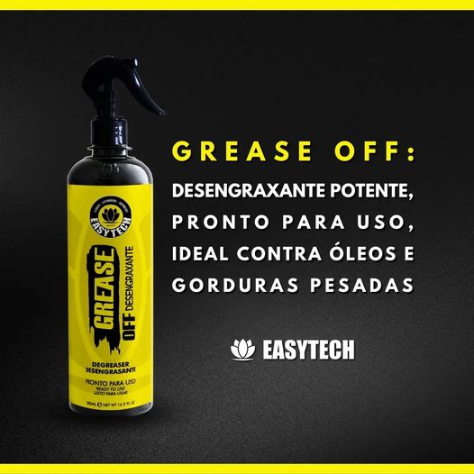 Limpador Desengraxante Pronto uso Grease Off 500ml Easytech