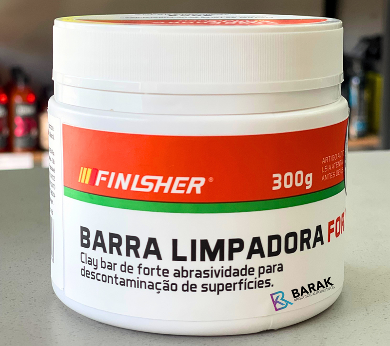 Barra Limpadora Forte Clay Bar 300g Finisher