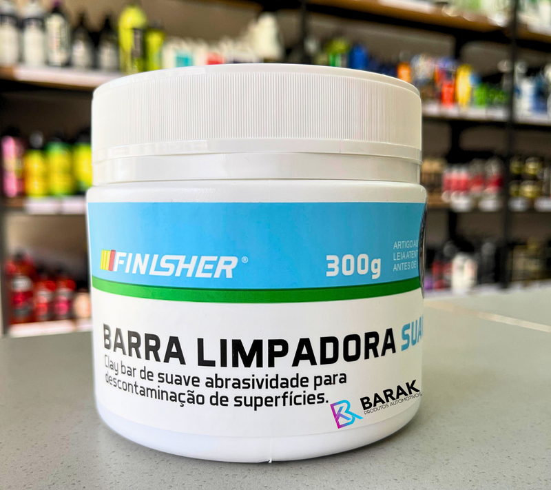 Barra Limpadora Suave Clay Bar 300g Finisher