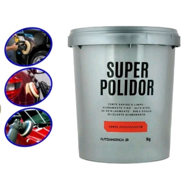 Massa de Polimento - Super Polidor Autoamerica 1kg