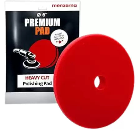 Boina Corte Pesado Heavy Cut Red Foam Pad Menzerna 150MM 