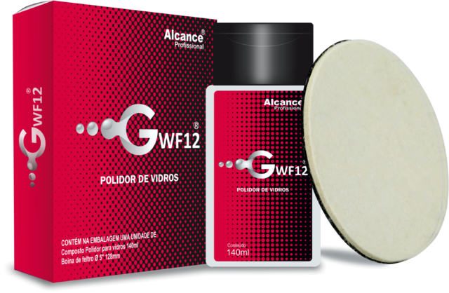 Kit Polimento de Vidros Alcance GWF12 140ml