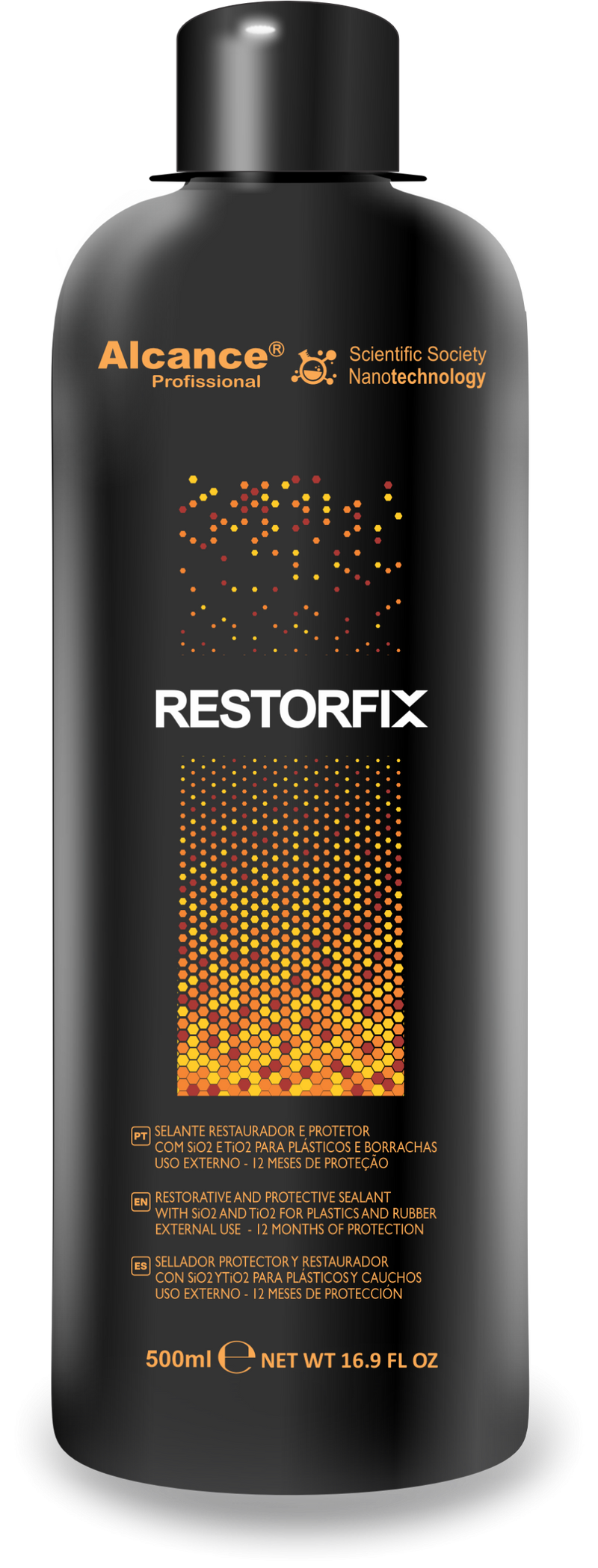 Restaurador de Plásticos e Borrachas Externas RestorFix 250ml Alcance