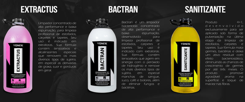 Limpador Bactericida Bactran 7 em 1 de 5 Litros Vonixx