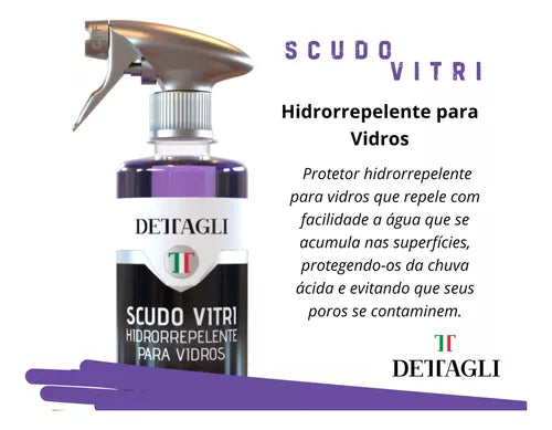 Hidrorrepelente para Vidro Scudo Vitri Dettagli 500ml