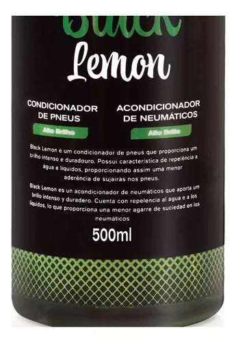 Condicionador de Pneus Black Lemon 500 ml Jaça