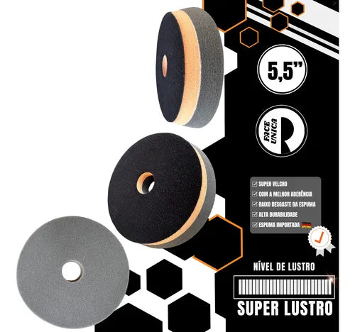Boina 5,5 Lincoln Espuma Preta Lustro - Lincoln
