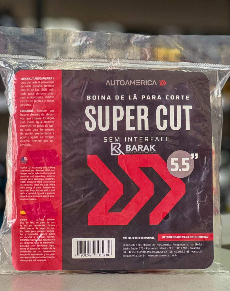 Boina de Lã Super Cut Sem Interface - 5.5 Polegadas Autoamerica