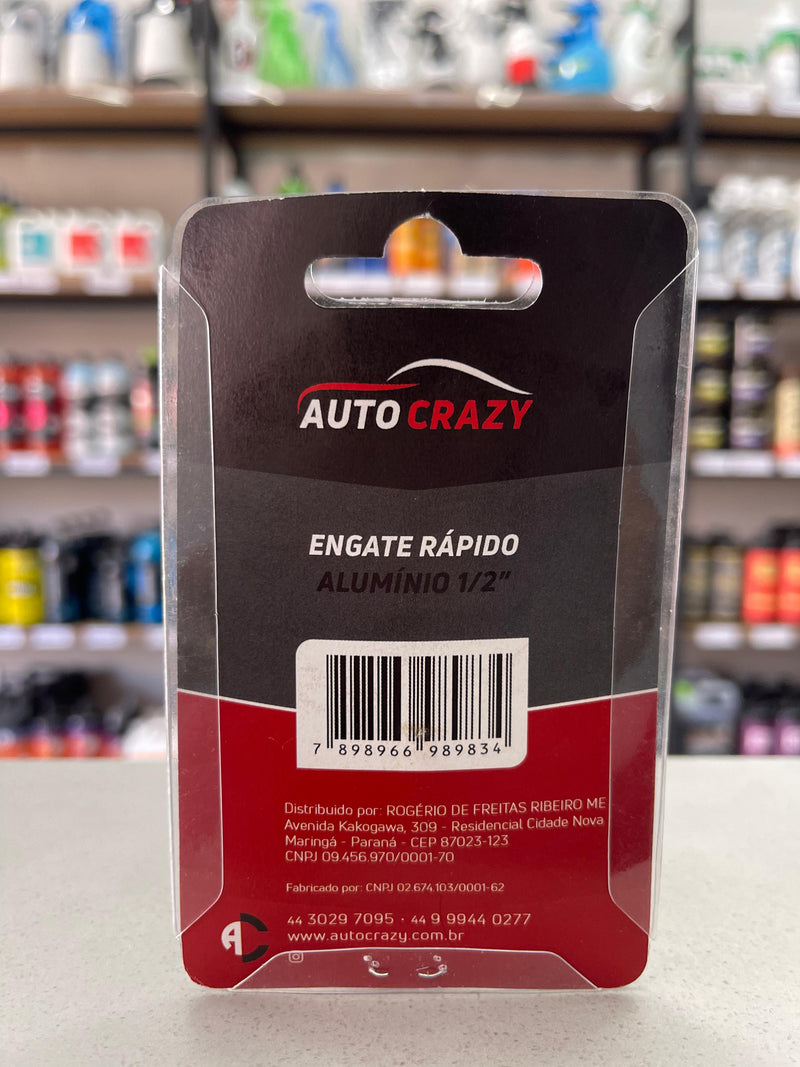 Engate rápido em alumínio Auto Crazy (1/2")