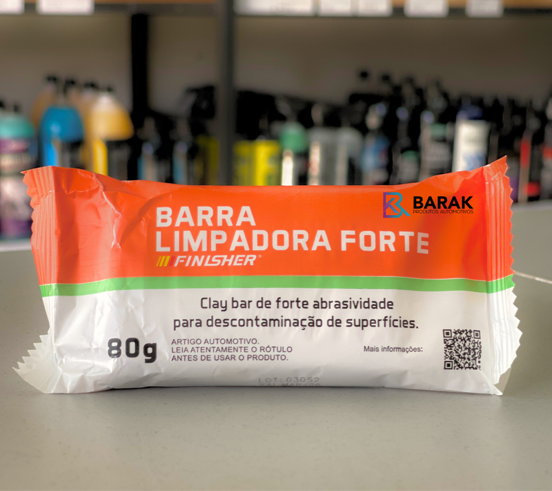 Barra Limpadora Forte Clay Bar 80g Finisher