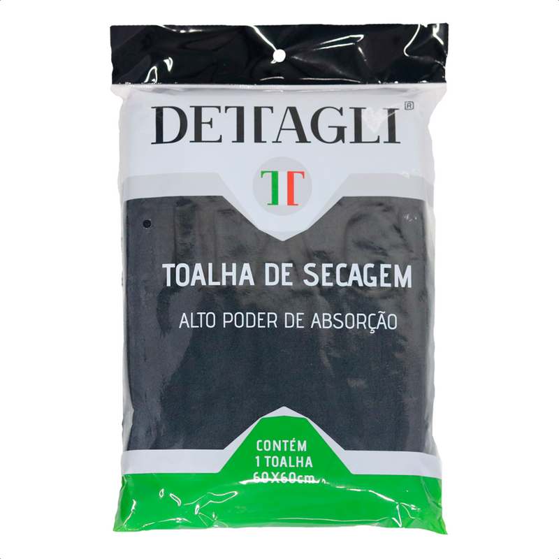 Toalha de Secagem Alto Poder de Absorção Dettagli 