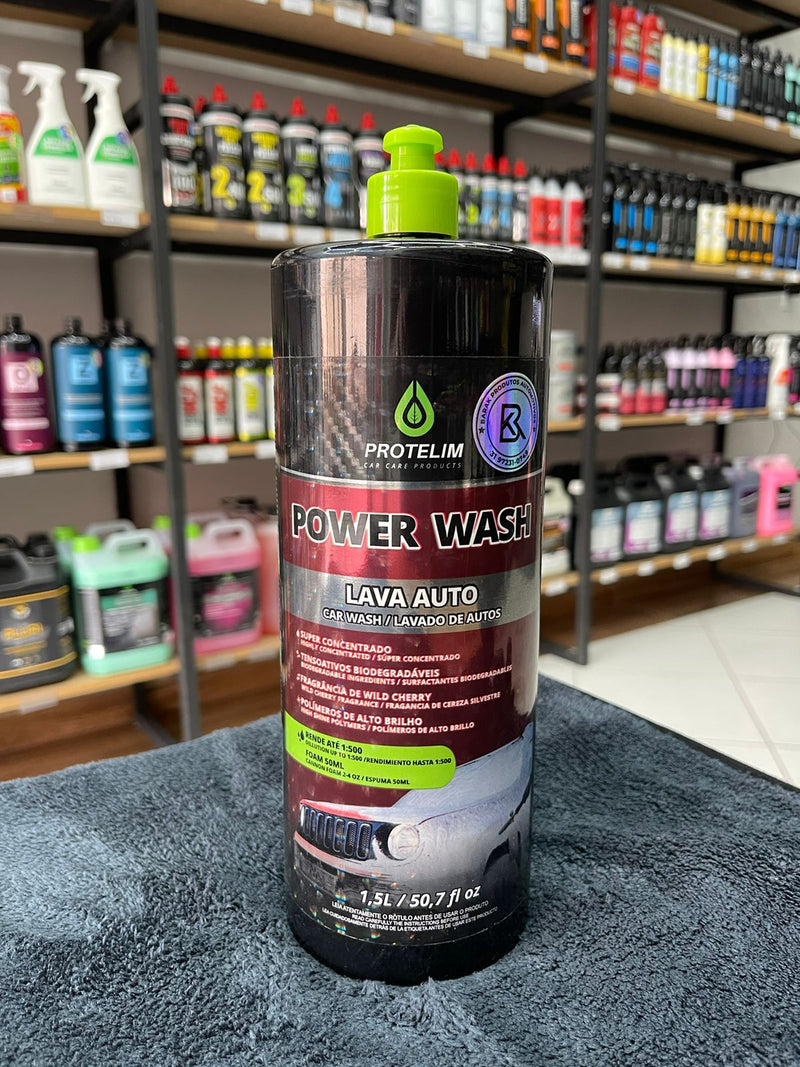 shampoo, Lava Auto, neutro, Protelim, Power Wash