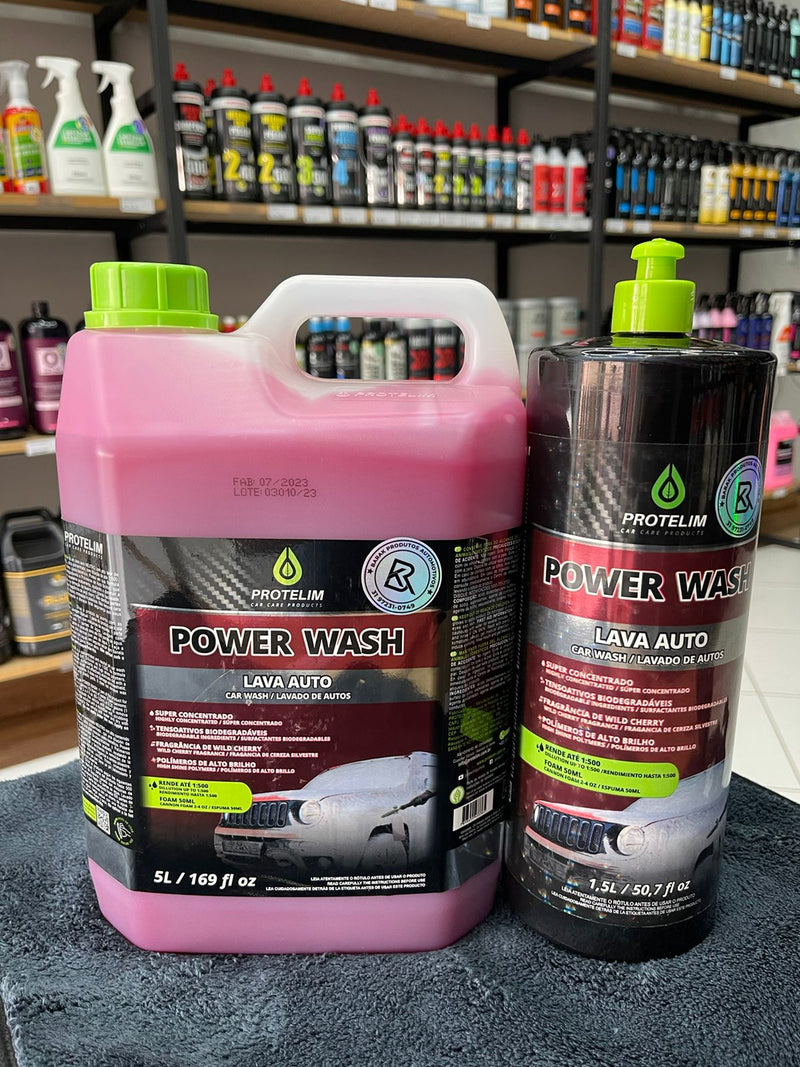 shampoo, Lava Auto, neutro, Protelim, Power Wash