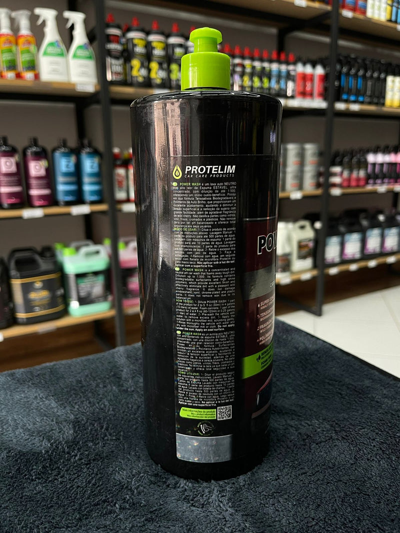 shampoo, Lava Auto, neutro, Protelim, Power Wash