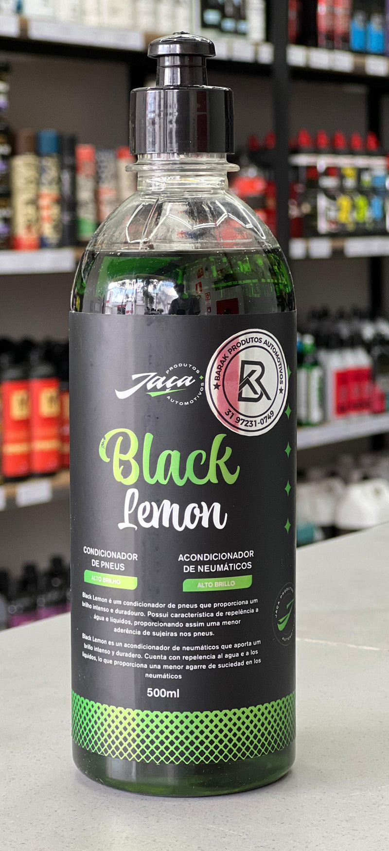 Condicionador de Pneus Black Lemon 500 ml Jaça