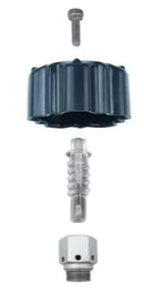 Tampa Plastica Preta + Pino + Parafuso + Corpo da Valvula Snow Foam Nacao Detail