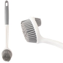 Escova de Silicone Multiuso Oval Cabo Plastico Max Clean 28X5CM