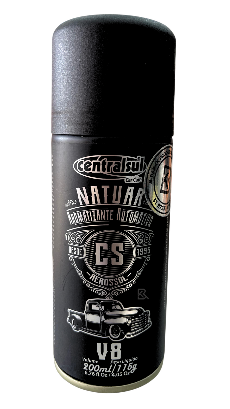 Aromatizante Aerosol Automotivo V8 CentralSul 200ml