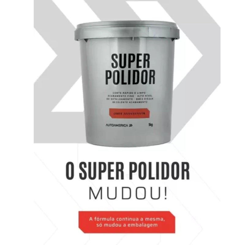 Massa de Polimento - Super Polidor Autoamerica 1kg