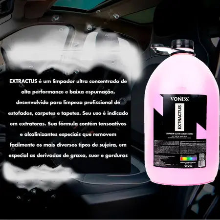 Limpador Ultra Concentrado Extractus 5 litros Vonixx