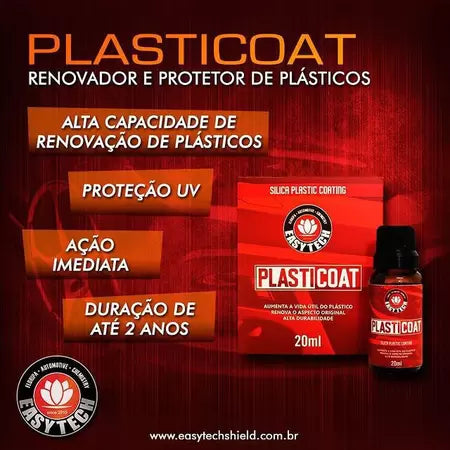 Renovador e Protetor de Plásticos Plasticoat Easytech 20ml