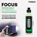 Removedor de marcas D' Água para Vidros Focus Vonixx 240ML