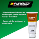 Limpa Couro + Hidrata Couro + Escova para couro + Flanela