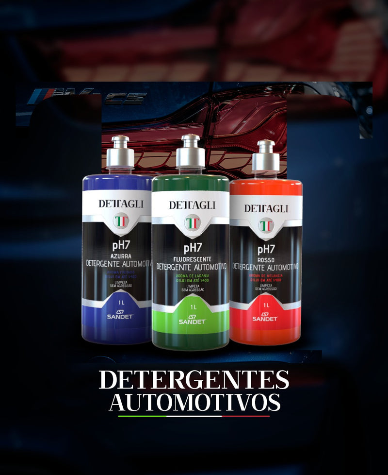 Detergente Automotivo PH7 Fluorescente Dettagli 1L