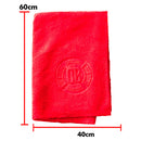 Pano de Microfibra DB Towel Corte a Laser Vermelha 400gr/m² (40x60cm)