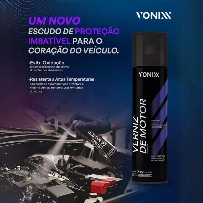 Verniz de Motor Aerossol - Vonixx (400ml)