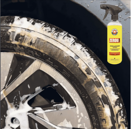 Zerou Super Limpador Pneus Borrachas Tecidos 5L