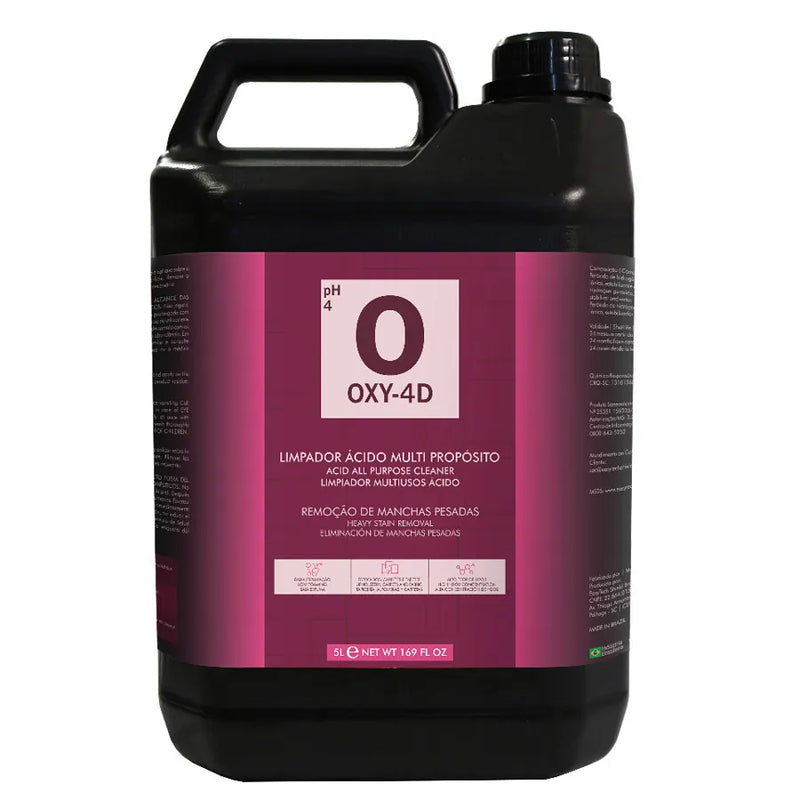 Limpador Acido Multiuso Bloqueador de Odores Oxy 4D Easytech 5L