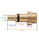 Adaptador de Canhão de Espuma Kers para Lavadora Wap Nilfisk Kew Alto