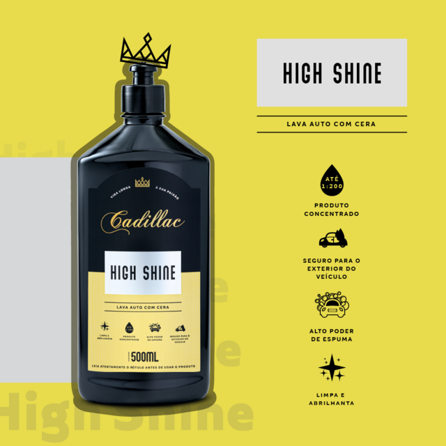 LAVA AUTO COM CERA HIGH SHINE CADILLAC - 500 ML