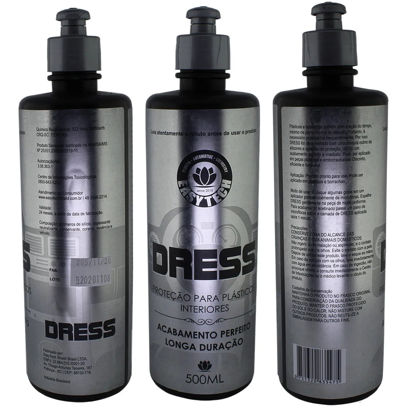 Proteção Para Painéis e Plásticos Internos Dress 500ml Easytech