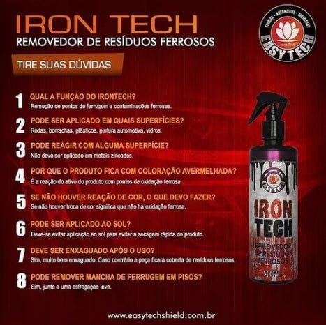 Descontaminante Ferroso Iron tech 500ml EasyTech