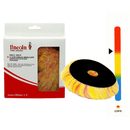 BOINA LÃ - PIRULITO SV LISTRA VERMELHA/AMARELA CORTE S/INTER -  5 POL.  LINCOLN