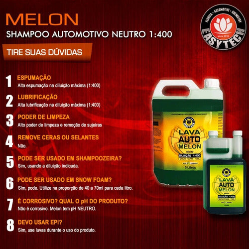 MELON 5L - SHAMPOO AUTOMOTIVO